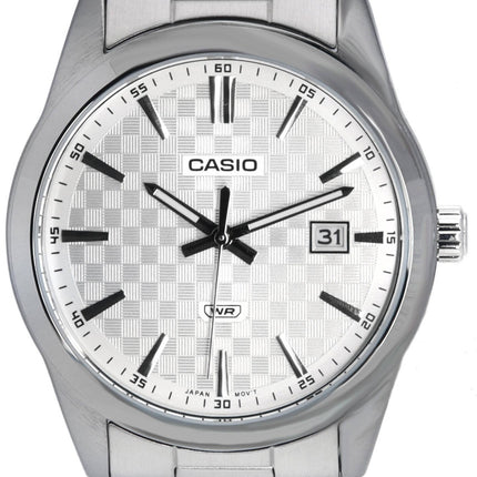Casio Analog Rostfritt stål Silver Urtavla Quartz MTP-VD03D-7A MTPVD03D-7 Herrklocka