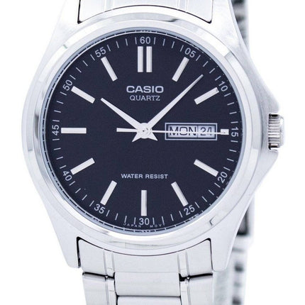 Casio Enticer Quartz Analog Black Dial MTP-1239D-1ADF MTP-1239D-1A Herrklocka