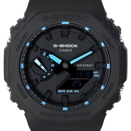 Casio G-Shock Neon Accent Analog Digital Quartz GA-2100-1A2 GA2100-1A2 200M herrklocka