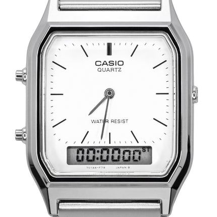 Casio Vintage Dual Time Alarm Quartz Analog Digital AQ-230A-7DMQ AQ230A-7DMQ Unisexklocka