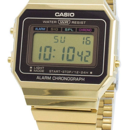 Casio Youth Vintage A700WG-9A Alarm Chronograph Quartz Herrklocka