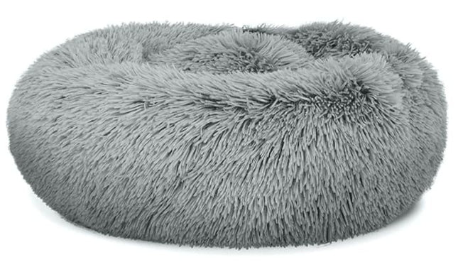 FURVEO - Universal plysseng til hunde og katte, 40 cm - lysegrå