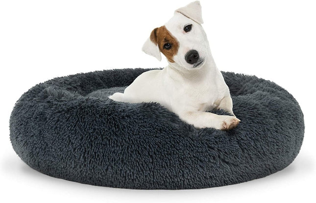 FURVEO - Universal plysseng til hunde og katte, 60 cm - mørkegrå