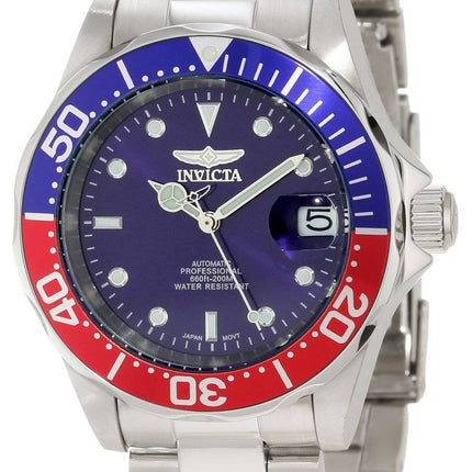 Invicta Pro Diver Automatic 200M Blue Dial 5053 Herrklocka