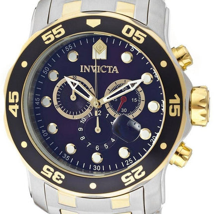 Invicta Pro-Diver Chronograph Blue Dial 0077 herrklocka