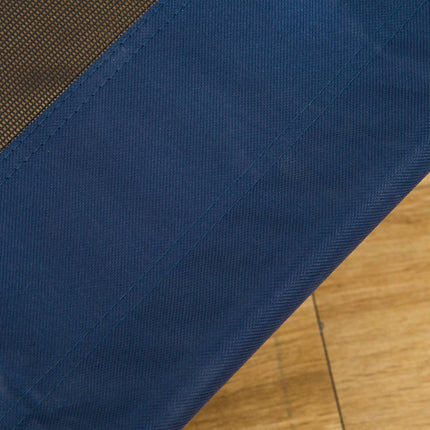 PAWROOM - Outdoor Pet Bed with Steel Frame, 600D Oxford Fabric, Blue