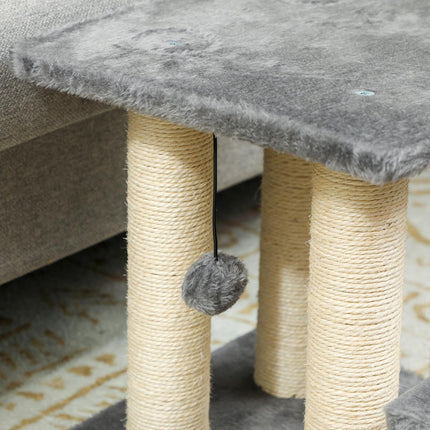 PAWROOM - Kæledyrstrappe, 3 trin, 54 cm, sisal kradsetræer
