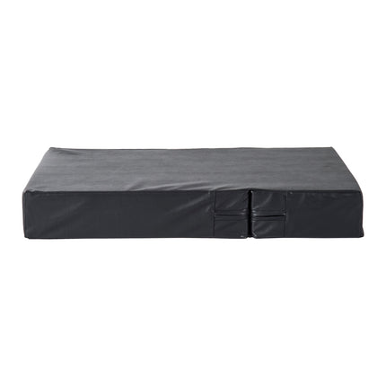 PAWROOM - Pet Stairs Folde Dynemåtte Med 2 Trin, Hundetrapper Til Katte Og Hunde, Sort, L45Xb39Xh20Cm