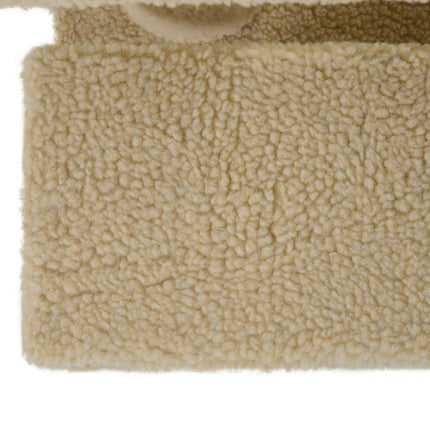 PAWROOM - Dyretrapper Hunde Katte 4-Trins Plys Beige 63,5X43X60Cm