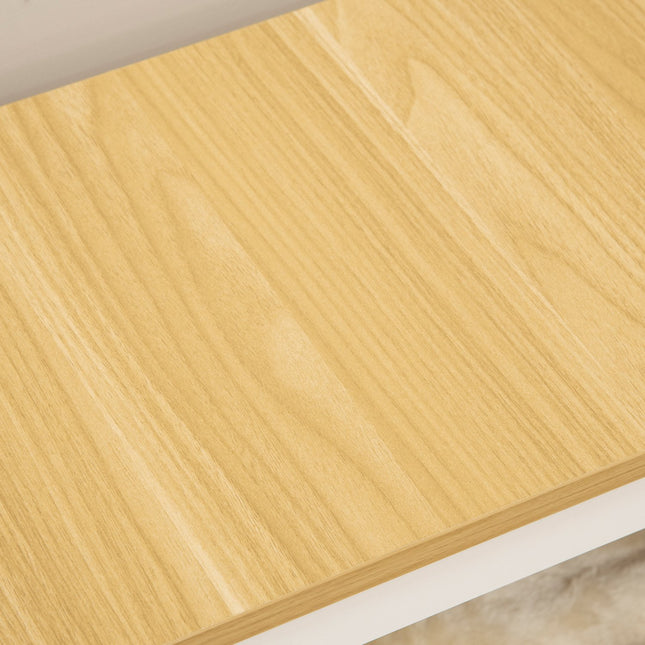 PAWROOM - Kattehus I Tv-Design, Legebold & Pude Medfølger, Kattekurv, Eg/Beige/Hvid, 50X28X43Cm