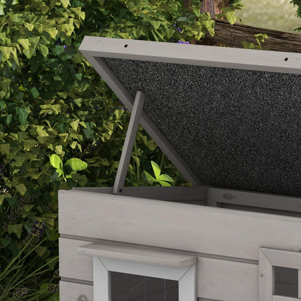 PAWROOM - Outdoor winter-proof cat house - asphalt roof, spruce wood