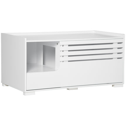 PAWROOM - Cat cabinet - Side table, white MDF