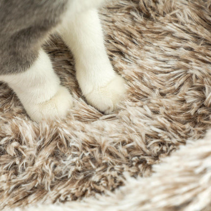 PAWROOM - Cat tree with bed - 87 cm high, sisal, for cats up to 6 kg