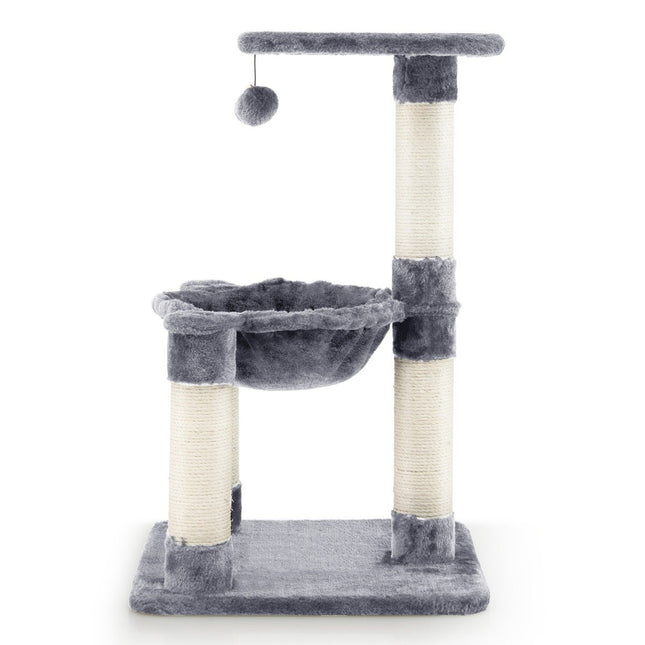 PAWROOM - Cat Tree with Hammock, Sisal Posts, Plush Layers