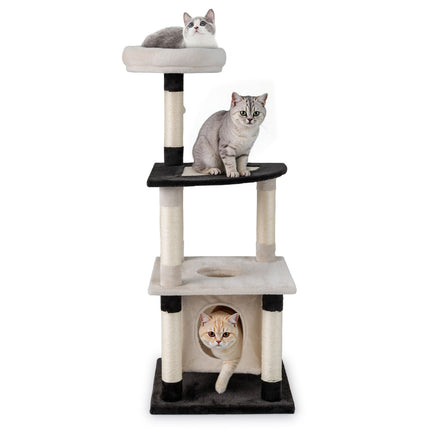 PAWROOM - Kradsetræ i flere niveauer med sisal kradsetræ, Condo, beige