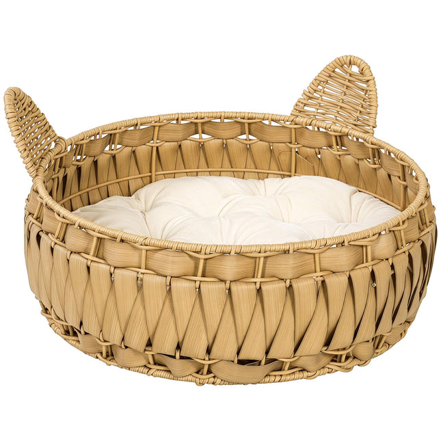 PAWROOM - Rattan katteseng i hule, aftagelig hynde, op til 10 kg