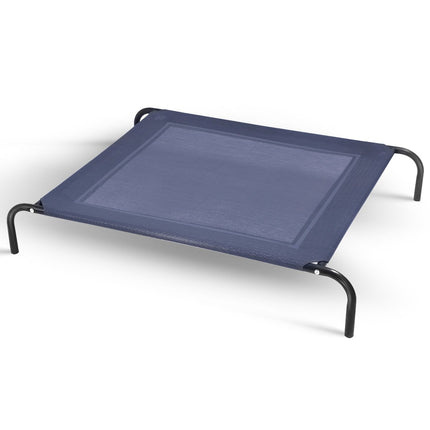 PAWROOM - Hundeseng havehundestol udendørs hundesofa grå 110 x 80 x 18 cm metal