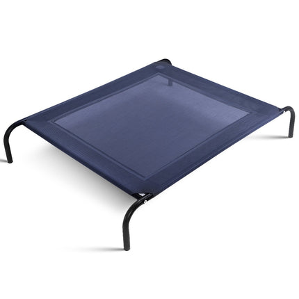 PAWROOM - Hundeseng havehundestol udendørs hundesofa grå 110 x 80 x 18 cm metal