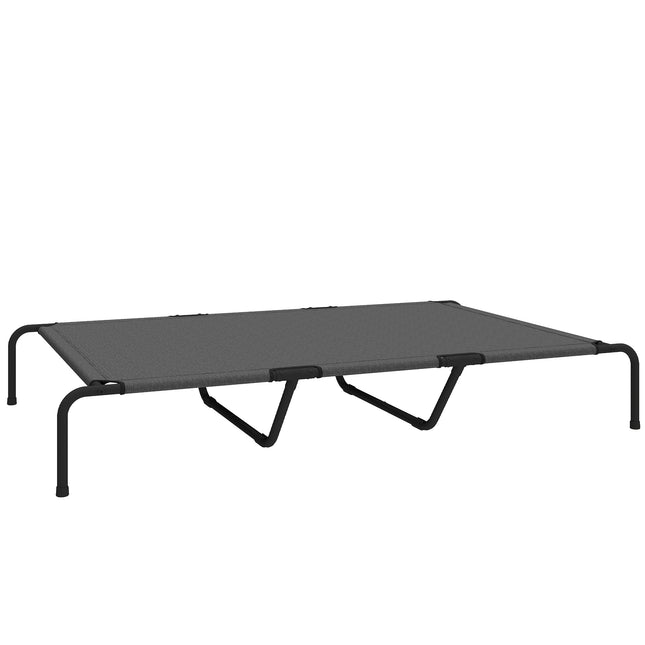 PAWROOM - Høj udendørs hundeseng, stor, åndbar mesh, 23 cm høj