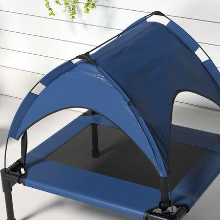 PAWROOM - Raised outdoor dog bed with breathable roof