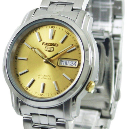 Seiko 5 Automatic 21 Jewels SNKL81 SNKL81K1 SNKL81K Herrklocka