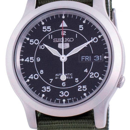 Seiko 5 Military SNK809K2-var-NATOS12 herrklocka med automatisk nylonrem