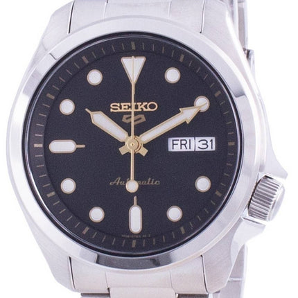 Seiko 5 Sports Black Dial Automatisk SRPE57 SRPE57K1 SRPE57K 100M herrklocka