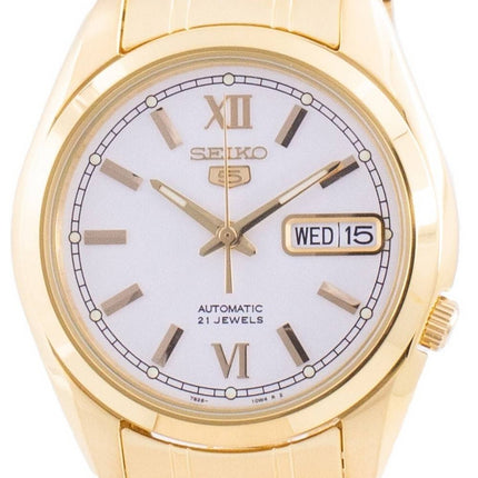 Seiko 5 automatisk vit urtavla SNKL58 SNKL58K1 SNKL58K herrklocka