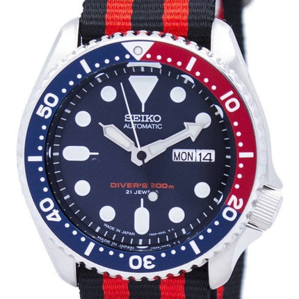 Seiko Automatic Diver's 200M NATO Strap SKX009J1-var-NATO3 herrklocka