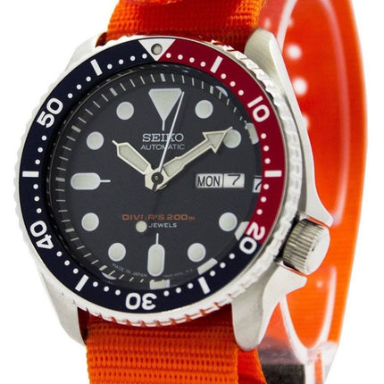 Seiko Automatic Diver's 200M NATO Strap SKX009J1-var-NATO7 herrklocka