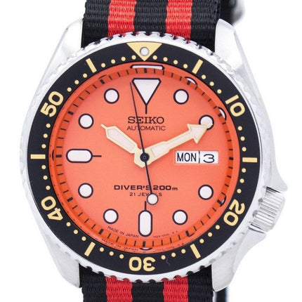Seiko Automatic Diver's 200M NATO Strap SKX011J1-var-NATO3 herrklocka