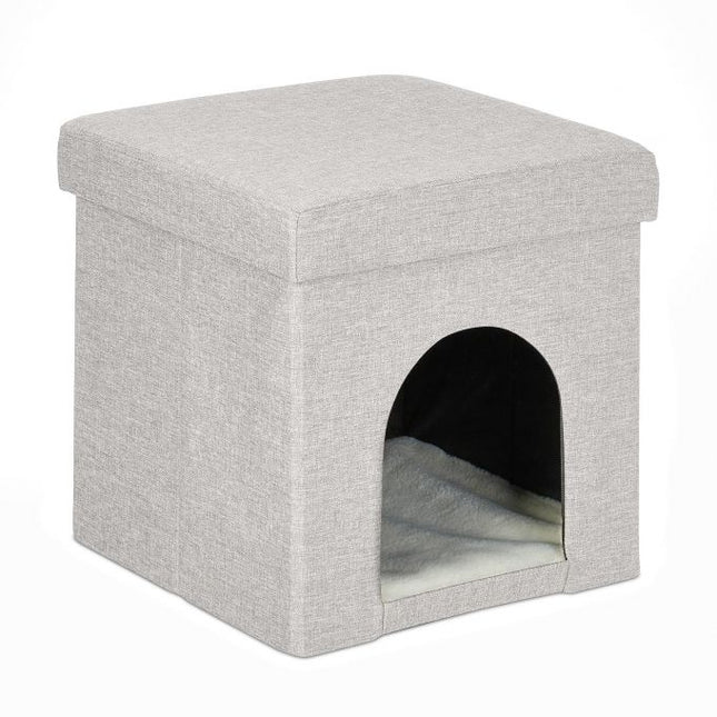 TASSORA - Sammenklappelig kattepit beige
