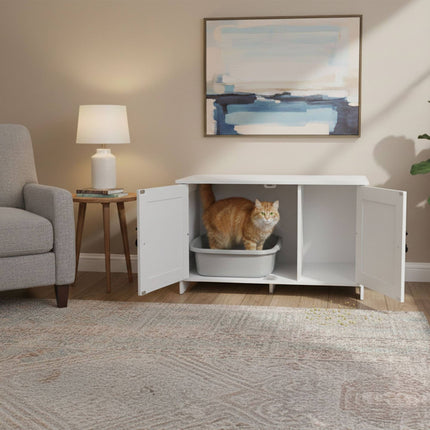 TASSORA - Cat Cabinet with Litter Tray Storage and Ventilation