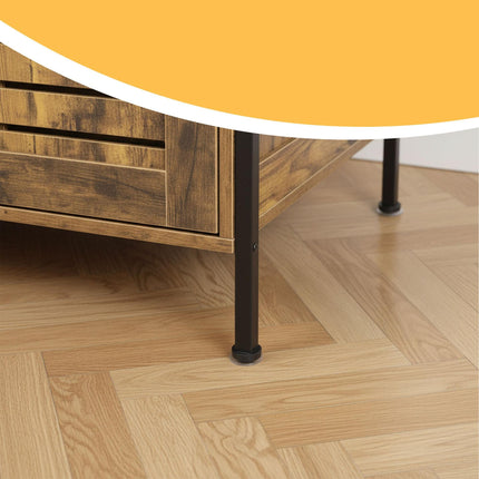 TASSORA - Cat Litter Cabinet with Cat-Head Entrance, Wood-Effect