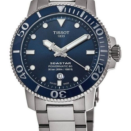 Tissot Seastar 1000 Professional Powermatic 80 Blue Dial Diver's T120.407.11.041.03 T1204071104103 300M herrklocka