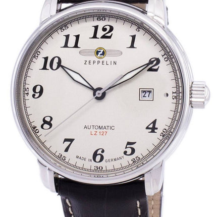 Zeppelin Series LZ127 Graf Automatic Germany Made 7656-5 76565 Herrklocka